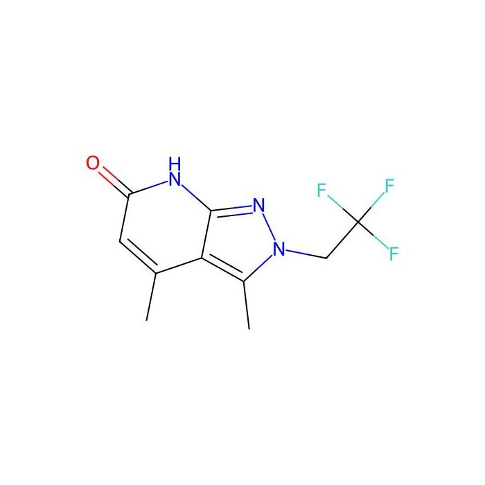 3,4-Dimethyl-2-(2,2,2-trifluoroethyl)-2H-pyrazolo[3,4-b]pyridin-6(7H)-one - ≥97% CAS No(1018165-38-2) by Aladdin Scientific