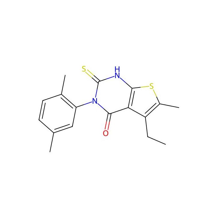 3-(2,5-dimethylphenyl)-5-ethyl-6-methyl-2-sulfanyl-3H,4H-thieno[2,3-d]pyrimidin-4-one - ≥95% CAS No(743452-24-6) by Aladdin Scientific