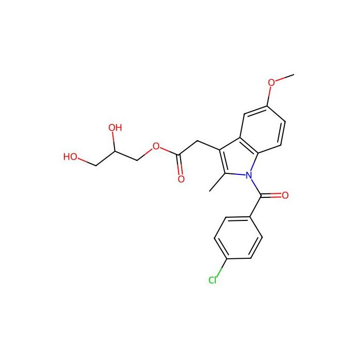 2,3-dihydroxypropyl [1-(4-chlorobenzoyl)-5-methoxy-2-methyl-1H-indol-3-yl]acetate - ≥95% CAS No(71848-87-8) by Aladdin Scientific