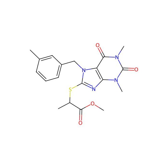 2-[1,3-Dimethyl-7-(3-methyl-benzyl)-2,6-dioxo-2,3,6,7-tetrahydro-1H-purin-8-ylsulfanyl]-propionic acid methyl ester -  CAS No(371233-91-9) by Aladdin Scientific
