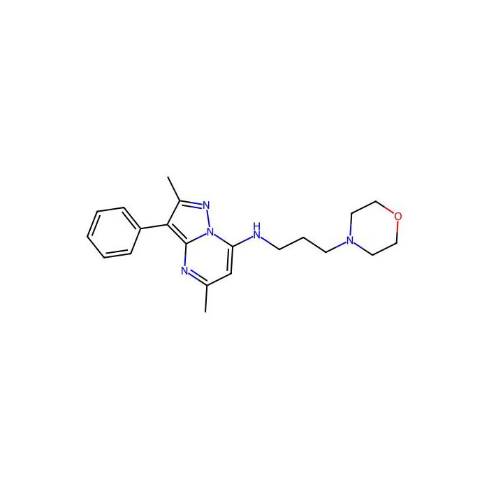 2,5-dimethyl-N-[3-(morpholin-4-yl)propyl]-3-phenylpyrazolo[1,5-a]pyrimidin-7-amine -  CAS No(862208-22-8) by Aladdin Scientific
