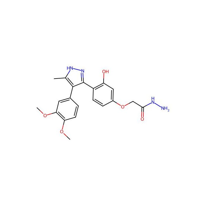 2-(4-(4-(3,4-dimethoxyphenyl)-5-methyl-1H-pyrazol-3-yl)-3-hydroxyphenoxy)acetohydrazide - ≥98% CAS No(1095524-58-5) by Aladdin Scientific