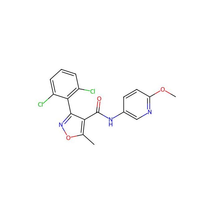 3-(2,6-dichlorophenyl)-N-(6-methoxypyridin-3-yl)-5-methyl-1,2-oxazole-4-carboxamide - ≥90% CAS No(883043-28-5) by Aladdin Scientific