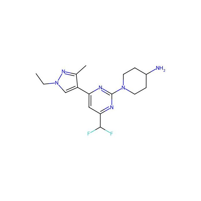 1-[4-(difluoromethyl)-6-(1-ethyl-3-methyl-1H-pyrazol-4-yl)pyrimidin-2-yl]piperidin-4-amine - ≥97% CAS No(1172393-77-9) by Aladdin Scientific