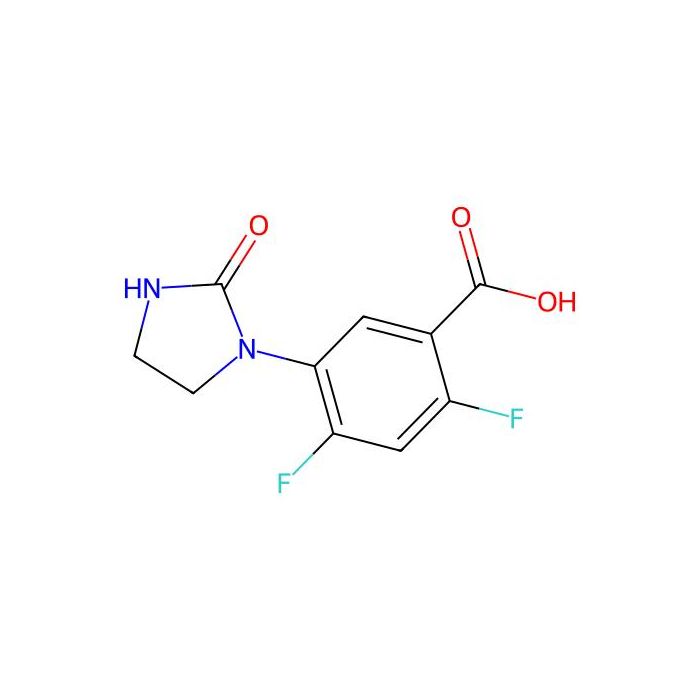 2,4-Difluoro-5-(2-oxoimidazolidin-1-yl)benzoic acid - ≥95% CAS No(1178351-23-9) by Aladdin Scientific