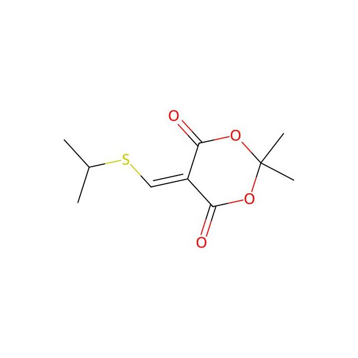 2,2-Dimethyl-5-(((1-methylethyl)thio)methylene)-1,3-dioxane-4,6-dione -  CAS No(128889-75-8) by Aladdin Scientific