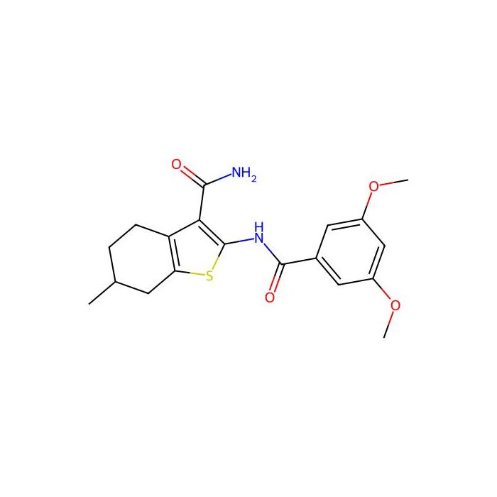 2-(3,5-Dimethoxybenzamido)-6-methyl-4,5,6,7-tetrahydrobenzo[b]thiophene-3-carboxamide -  CAS No(406194-72-7) by Aladdin Scientific