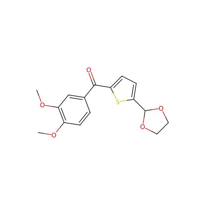 2-(3,4-Dimethoxybenzoyl)-5-(1,3-dioxolan-2-YL)thiophene -  CAS No(898779-10-7) by Aladdin Scientific
