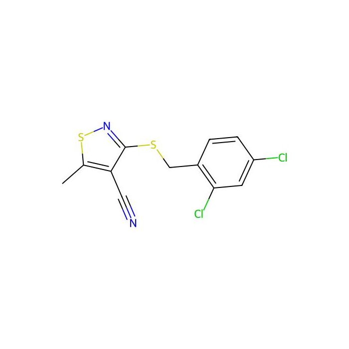 3-(((2,4-Dichlorophenyl)methyl)thio)-5-methyl-4-isothiazolecarbonitrile - ≥90% CAS No(338778-63-5) by Aladdin Scientific
