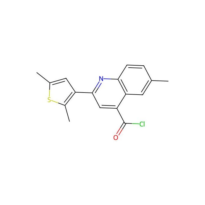 2-(2,5-Dimethyl-3-thienyl)-6-methylquinoline-4-carbonyl chloride - ≥97% CAS No(1160260-82-1) by Aladdin Scientific
