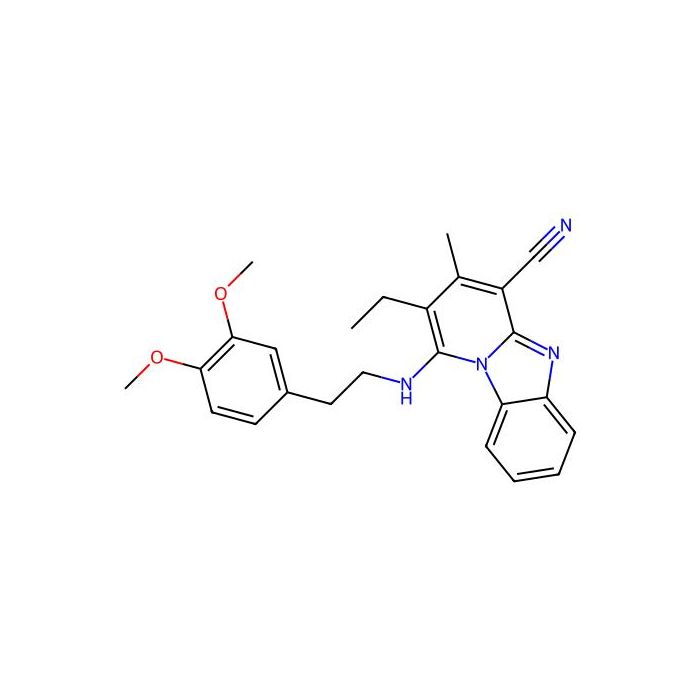 1-{[2-(3,4-Dimethoxyphenyl)ethyl]amino}-2-ethyl-3-methylpyrido[1,2-a]benzimidazole-4-carbonitrile -  CAS No(305334-50-3) by Aladdin Scientific