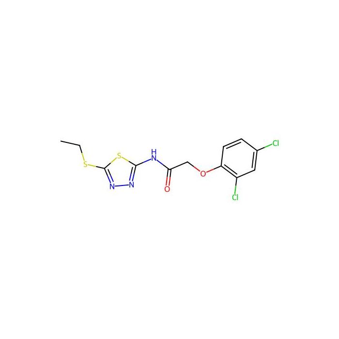2-(2,4-dichlorophenoxy)-N-[5-(ethylsulfanyl)-1,3,4-thiadiazol-2-yl]acetamide -  CAS No(354542-10-2) by Aladdin Scientific