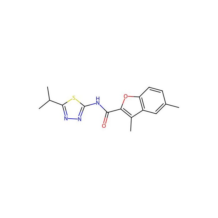 3,5-dimethyl-N-[5-(propan-2-yl)-1,3,4-thiadiazol-2-yl]-1-benzofuran-2-carboxamide -  CAS No(620586-24-5) by Aladdin Scientific
