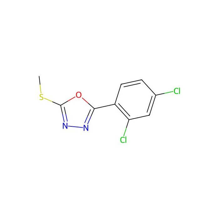 2-(2,4-Dichlorophenyl)-5-(methylsulfanyl)-1,3,4-oxadiazole -  CAS No(742487) by Aladdin Scientific