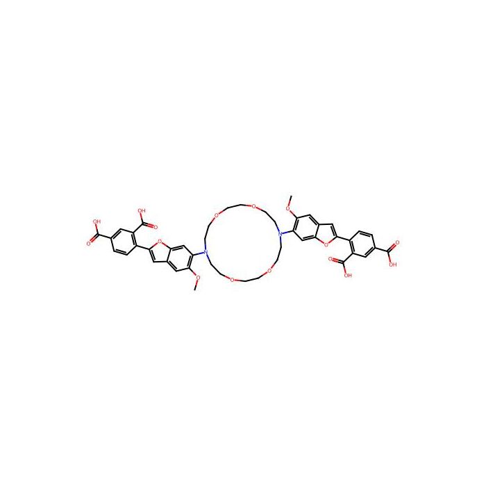 4-[6-[16-[2-(2,4-Dicarboxyphenyl)-5-methoxy-1-benzofuran-6-yl]-1,4,10,13-tetraoxa-7,16-diazacyclooctadec-7-yl]-5-methoxy-1-benzofuran-2-yl]benzene-1,3-dicarboxylic acid -  CAS No(124549-11-7) by Aladdin Scientific