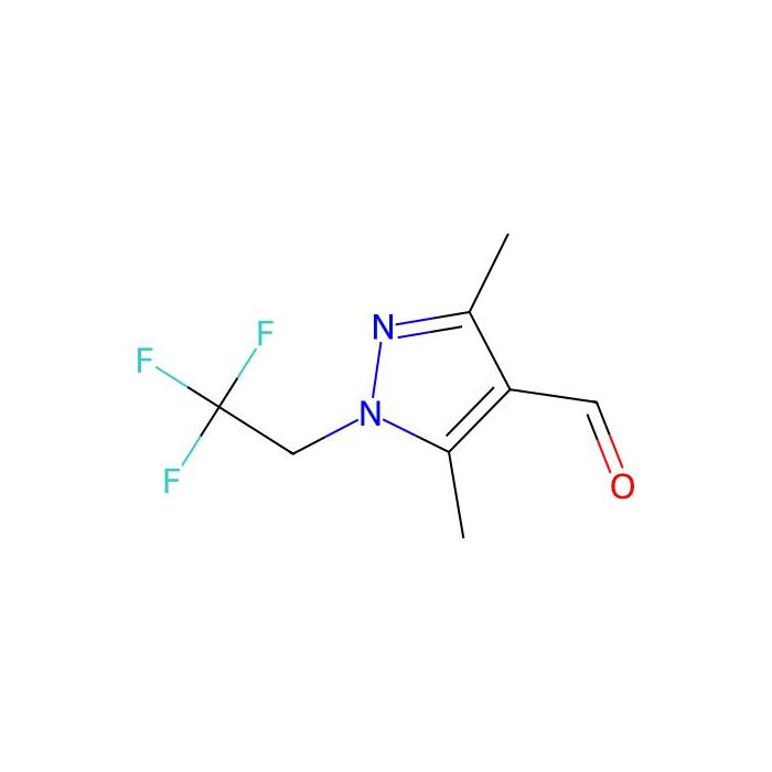 3,5-Dimethyl-1-(2,2,2-trifluoroethyl)-1H-pyrazole-4-carbaldehyde - ≥98% CAS No(1006487-08-6) by Aladdin Scientific