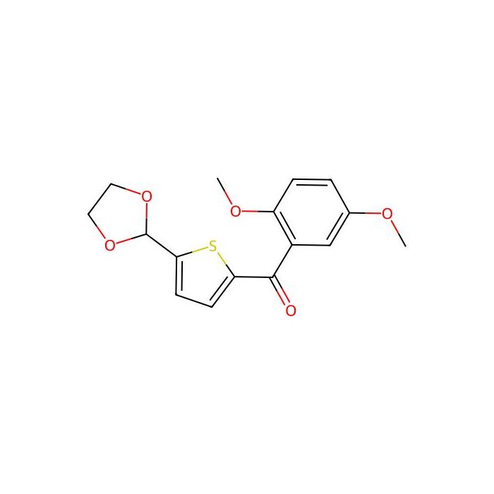 2-(2,5-Dimethoxybenzoyl)-5-(1,3-dioxolan-2-YL)thiophene -  CAS No(898779-04-9) by Aladdin Scientific