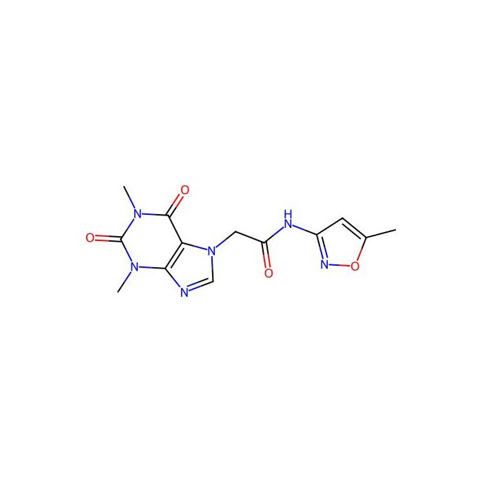 2-(1,3-dimethyl-2,6-dioxo-1,2,3,6-tetrahydro-7H-purin-7-yl)-N-(5-methyl-1,2-oxazol-3-yl)acetamide -  CAS No(349441-29-8) by Aladdin Scientific