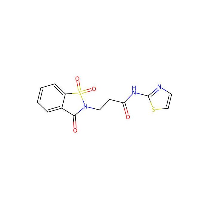 3-(1,1-dioxido-3-oxo-1,2-benzisothiazol-2(3H)-yl)-N-(1,3-thiazol-2-yl)propanamide -  CAS No(663168-54-5) by Aladdin Scientific