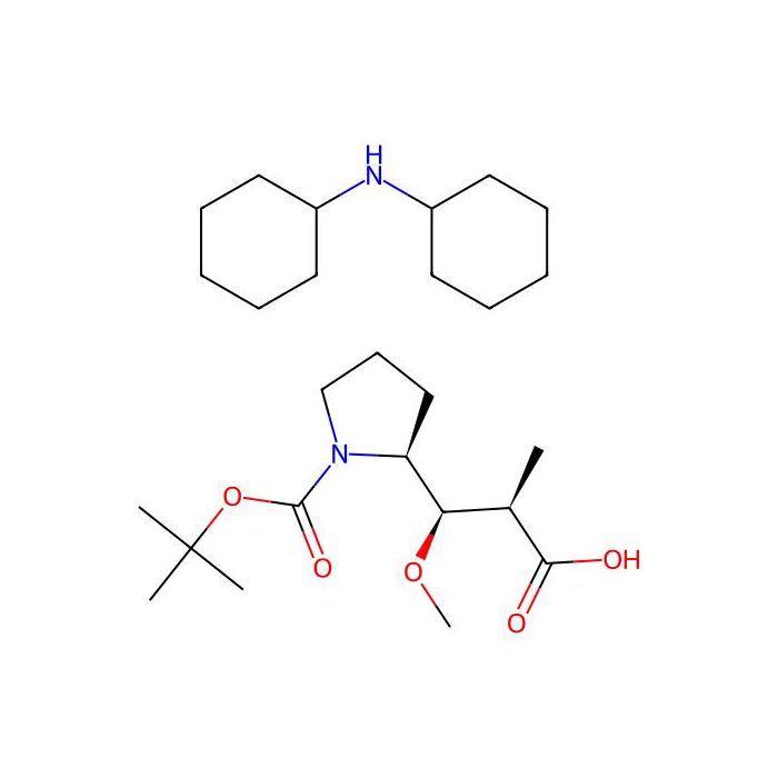 dicyclohexylamine (2R,3R)-3-((S)-1-(tert-butoxycarbonyl)pyrrolidin-2-yl)-3-methoxy-2-methylpropanoate - ≥99% CAS No(1369427-40-6) by Aladdin Scientific