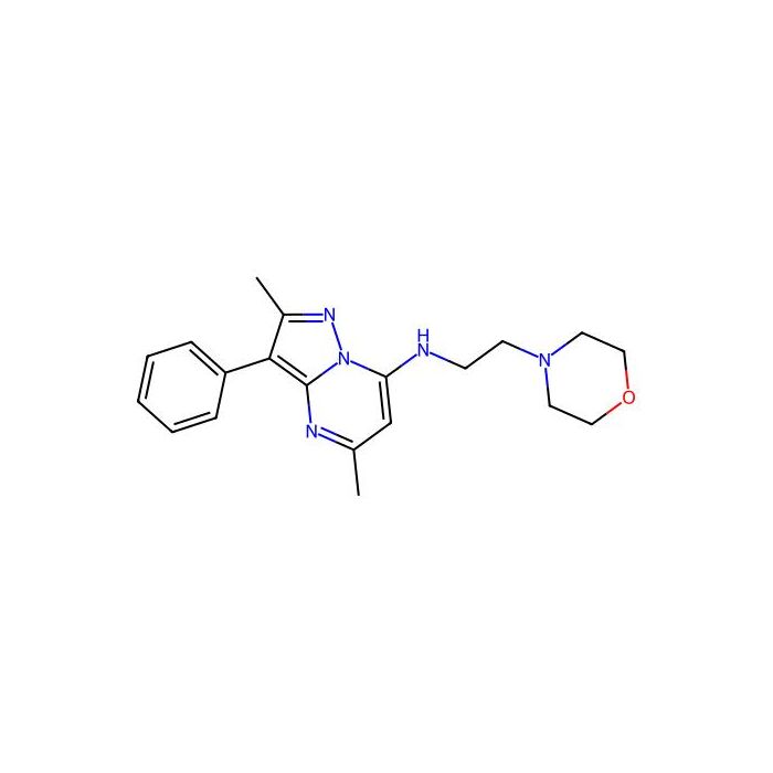 2,5-dimethyl-N-[2-(morpholin-4-yl)ethyl]-3-phenylpyrazolo[1,5-a]pyrimidin-7-amine -  CAS No(862197-65-7) by Aladdin Scientific