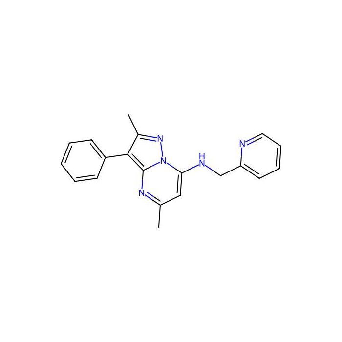 2,5-dimethyl-3-phenyl-N-(pyridin-2-ylmethyl)pyrazolo[1,5-a]pyrimidin-7-amine -  CAS No(850730-97-1) by Aladdin Scientific