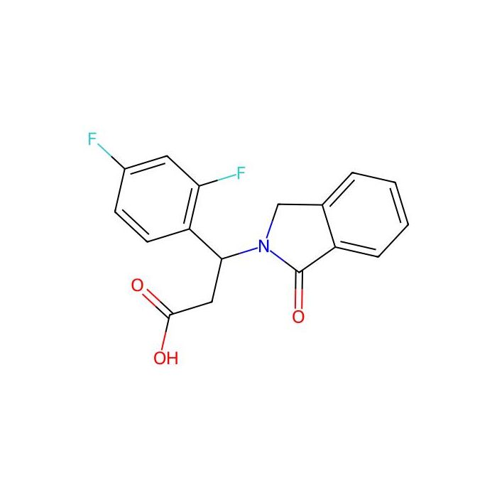 3-(2,4-difluorophenyl)-3-(1-oxo-1,3-dihydro-2H-isoindol-2-yl)propanoic acid -  CAS No(860784-48-1) by Aladdin Scientific