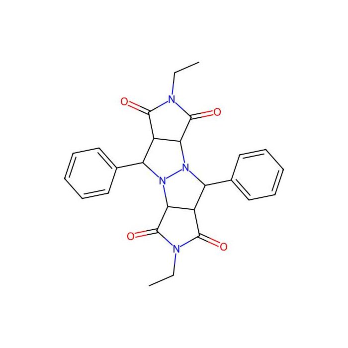 2,7-diethyl-5,10-diphenyltetrahydropyrrolo[3,4-c]pyrrolo[3',4':4,5]pyrazolo[1,2-a]pyrazole-1,3,6,8(2H,3aH,5H,7H)-tetrone -  CAS No(1005272-93-4) by Aladdin Scientific