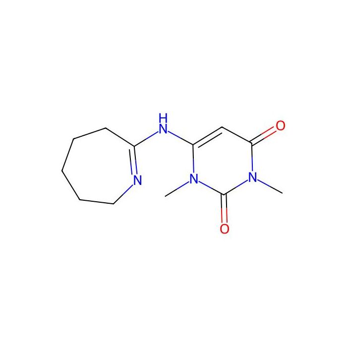 1,3-dimethyl-6-[(3,4,5,6-tetrahydro-2H-azepin-7-yl)amino]-1,2,3,4-tetrahydropyrimidine-2,4-dione - ≥98% CAS No(929975-78-0) by Aladdin Scientific