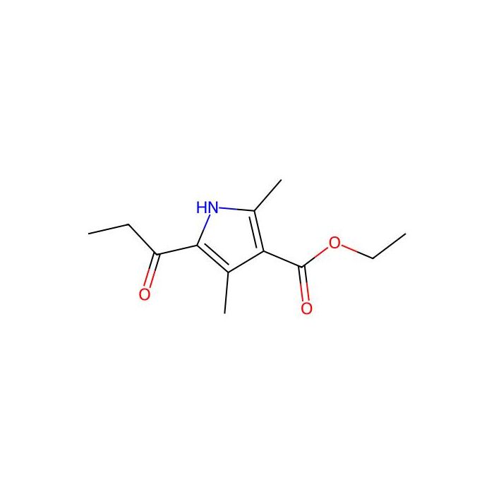 2,4-Dimethyl-5-(1-oxopropyl)1H-pyrrole-3-carboxylic acid ethyl ester -  CAS No(74999-33-0) by Aladdin Scientific
