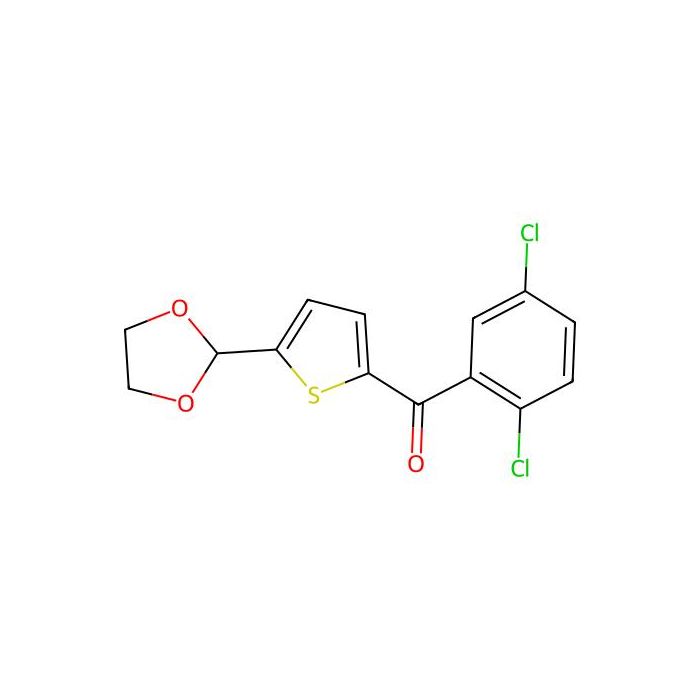 2-(2,5-Dichlorobenzoyl)-5-(1,3-dioxolan-2-YL)thiophene - ≥95% CAS No(898778-90-0) by Aladdin Scientific