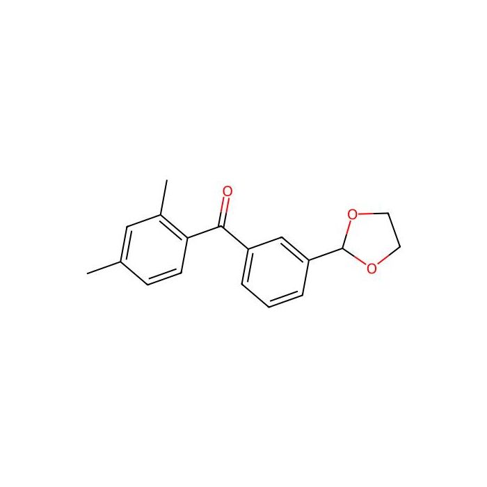 2,4-Dimethyl-3'-(1,3-dioxolan-2-YL)benzophenone - ≥95% CAS No(898779-33-4) by Aladdin Scientific