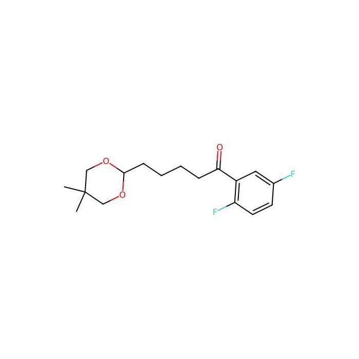 2',5'-Difluoro-5-(5,5-dimethyl-1,3-dioxan-2-YL)valerophenone - ≥95% CAS No(898786-90-8) by Aladdin Scientific