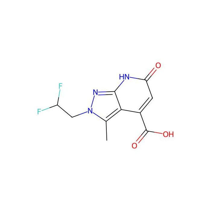 2-(2,2-difluoroethyl)-3-methyl-6-oxo-6,7-dihydro-2H-pyrazolo[3,4-b]pyridine-4-carboxylic acid - ≥97% CAS No(1160246-23-0) by Aladdin Scientific