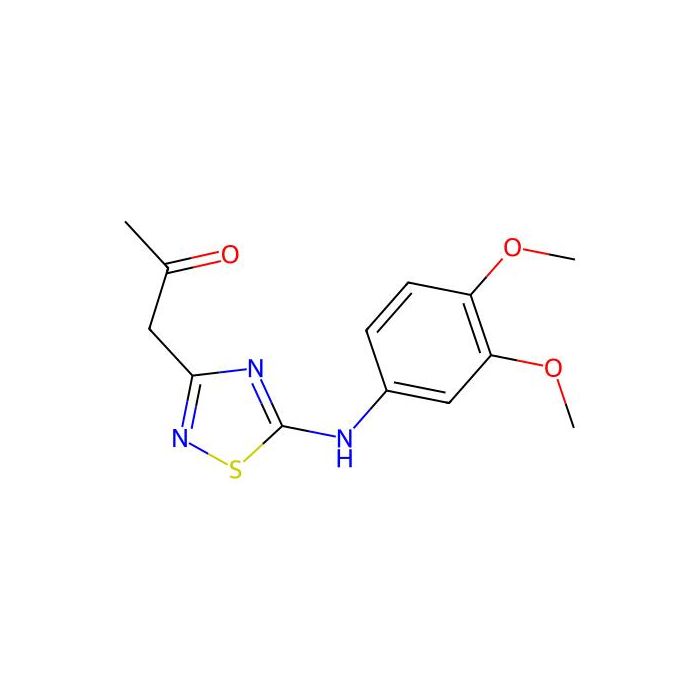 1-{5-[(3,4-Dimethoxyphenyl)amino]-1,2,4-thiadiazol-3-yl}propan-2-one -  CAS No(521329-08-8) by Aladdin Scientific