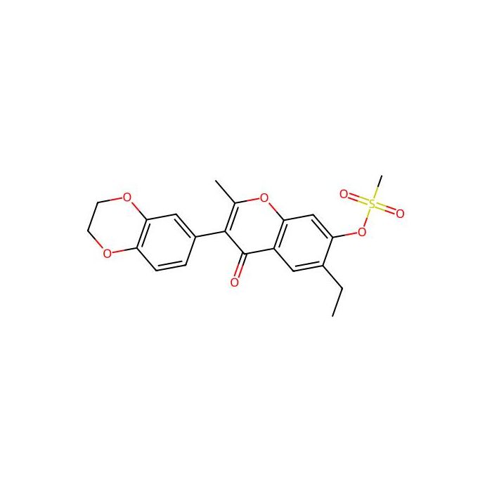 3-(2,3-dihydro-1,4-benzodioxin-6-yl)-6-ethyl-2-methyl-4-oxo-4H-chromen-7-yl methanesulfonate -  CAS No(610760-37-7) by Aladdin Scientific