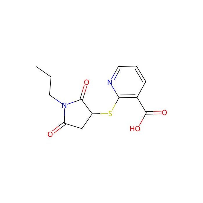 2-((2,5-Dioxo-1-propylpyrrolidin-3-yl)thio)nicotinic acid - ≥98% CAS No(831207-41-1) by Aladdin Scientific