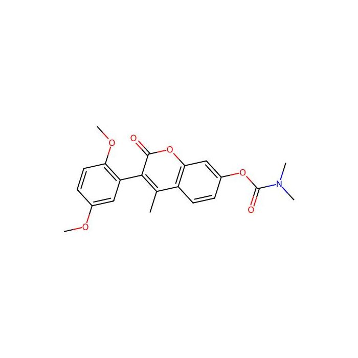 3-(2,5-dimethoxyphenyl)-4-methyl-2-oxo-2H-chromen-7-yl dimethylcarbamate - ≥98% CAS No(859668-98-7) by Aladdin Scientific