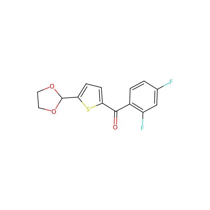 2-(2,4-Difluorobenzoyl)-5-(1,3-dioxolan-2-YL)thiophene - ≥95% CAS No(898778-76-2) by Aladdin Scientific