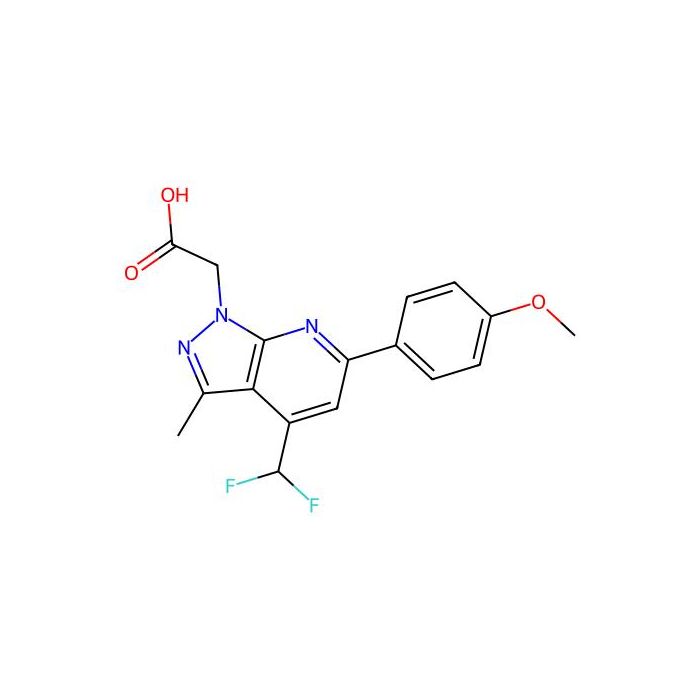 2-(4-(Difluoromethyl)-6-(4-methoxyphenyl)-3-methyl-1H-pyrazolo[3,4-b]pyridin-1-yl)acetic acid - ≥97% CAS No(937607-18-6) by Aladdin Scientific