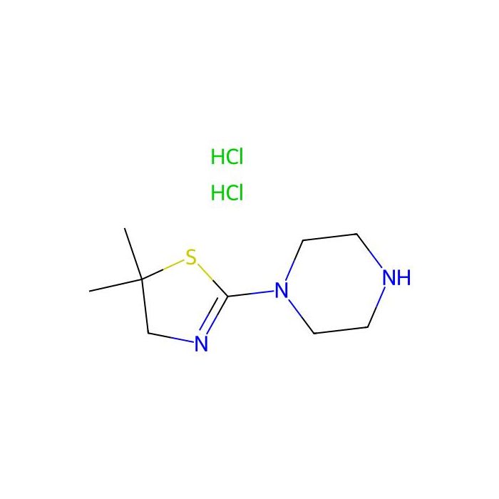 1-(5,5-Dimethyl-4,5-dihydro-1,3-thiazol-2-yl)piperazine dihydrochloride - ≥98% CAS No(1334148-37-6) by Aladdin Scientific