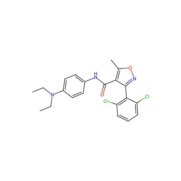 3-(2,6-dichlorophenyl)-N-[4-(diethylamino)phenyl]-5-methyl-1,2-oxazole-4-carboxamide -  CAS No(543686-34-6) by Aladdin Scientific