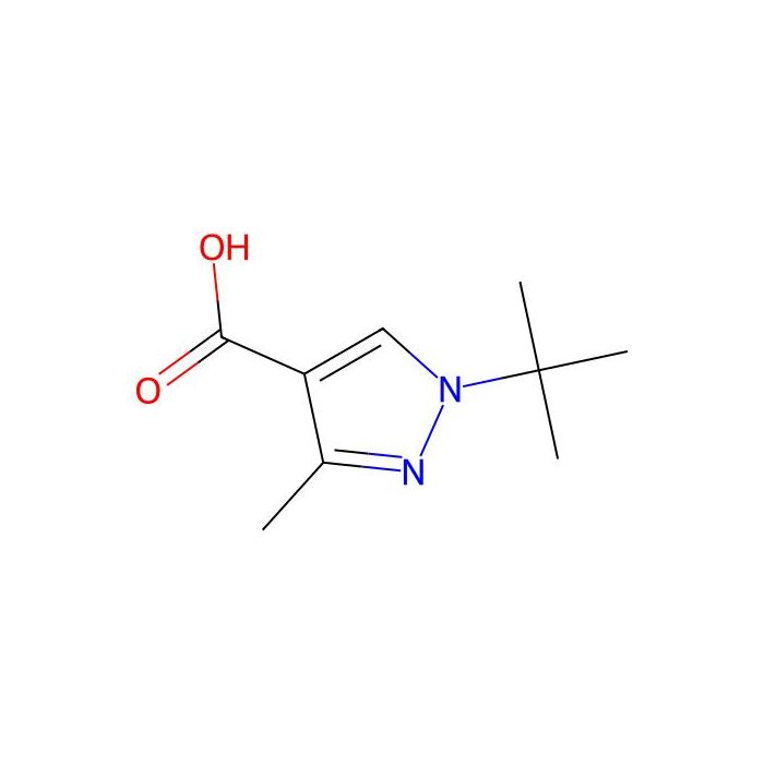 1-(1,1-Dimethylethyl)-3-methyl-1H-pyrazole-4-carboxylic acid - ≥98% CAS No(113100-47-3) by Aladdin Scientific