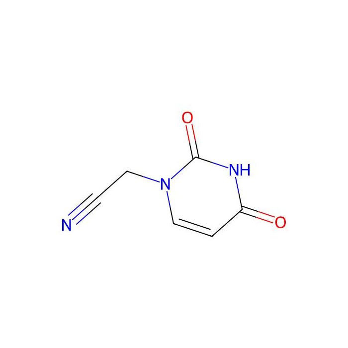 2-(2,4-Dioxo-1,2,3,4-tetrahydropyrimidin-1-yl)acetonitrile - ≥98% CAS No(130278-40-9) by Aladdin Scientific