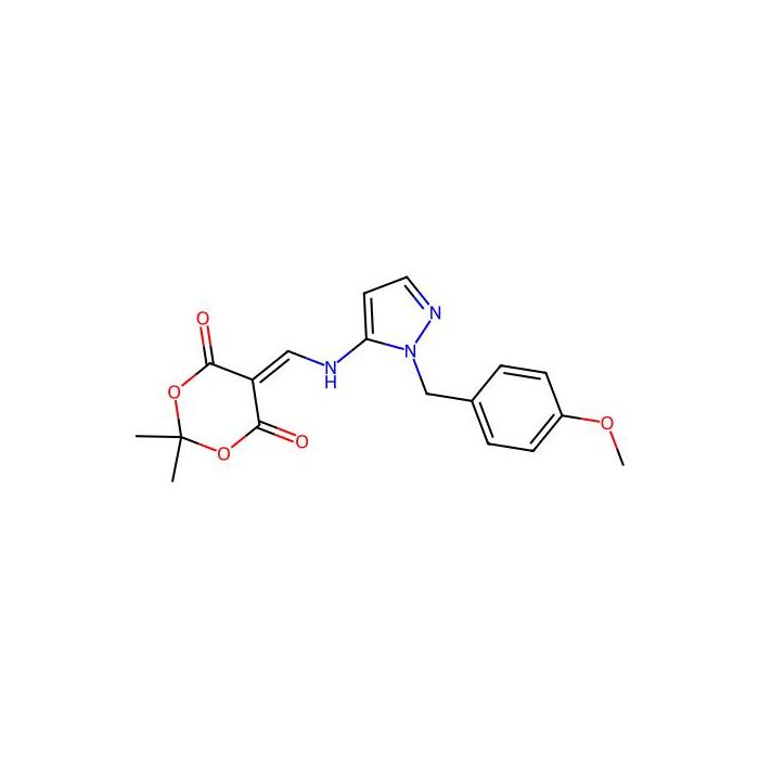 1,3-Dioxane-4,6-dione, 5-[[[1-[(4-methoxyphenyl)methyl]-1H-pyrazol-5-yl]amino]methylene]-2,2-dimethyl- - ≥97% CAS No(949556-46-1) by Aladdin Scientific