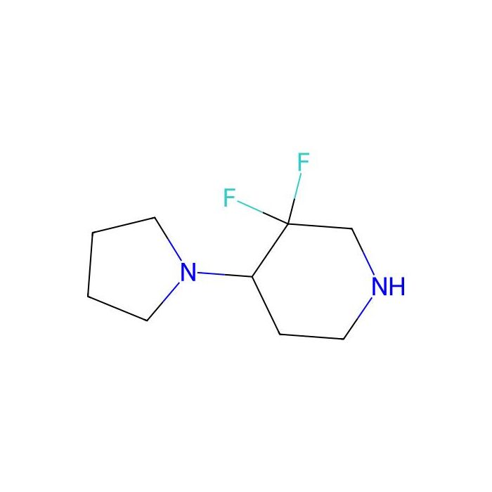 3,3-Difluoro-4-(pyrrolidin-1-yl)piperidine - ≥97% CAS No(122432569) by Aladdin Scientific