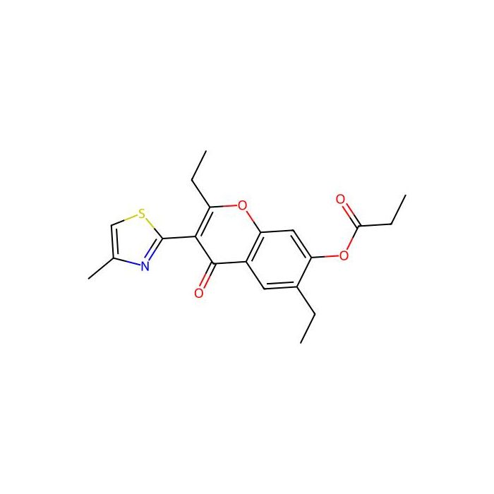 2,6-diethyl-3-(4-methylthiazol-2-yl)-4-oxo-4H-chromen-7-yl propionate -  CAS No(315237-70-8) by Aladdin Scientific
