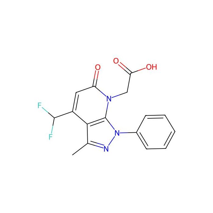2-(4-(Difluoromethyl)-3-methyl-6-oxo-1-phenyl-1H-pyrazolo[3,4-b]pyridin-7(6H)-yl)acetic acid - ≥97% CAS No(1018052-39-5) by Aladdin Scientific