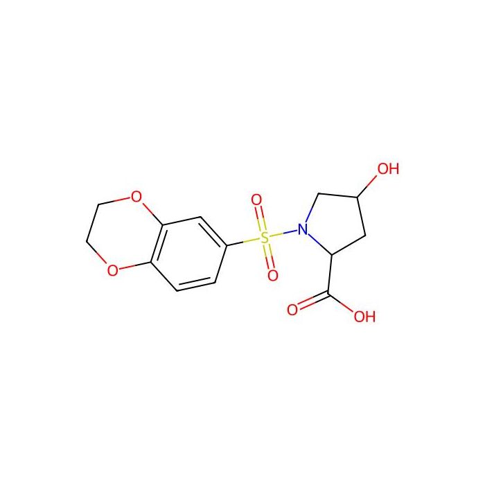 1-(2,3-Dihydro-1,4-benzodioxine-6-sulfonyl)-4-hydroxypyrrolidine-2-carboxylic acid - ≥95% CAS No(1008664-88-7) by Aladdin Scientific