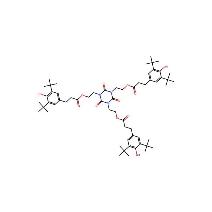 3,5-Di-tert-butyl-4-hydroxyhydrocinnamic acid triester with 1,3,5-tris(2-hydroxyethyl)-S-triazine-2,4,6(1H,3H,5H)-trione - ≥95% CAS No(34137-09-2) by Aladdin Scientific